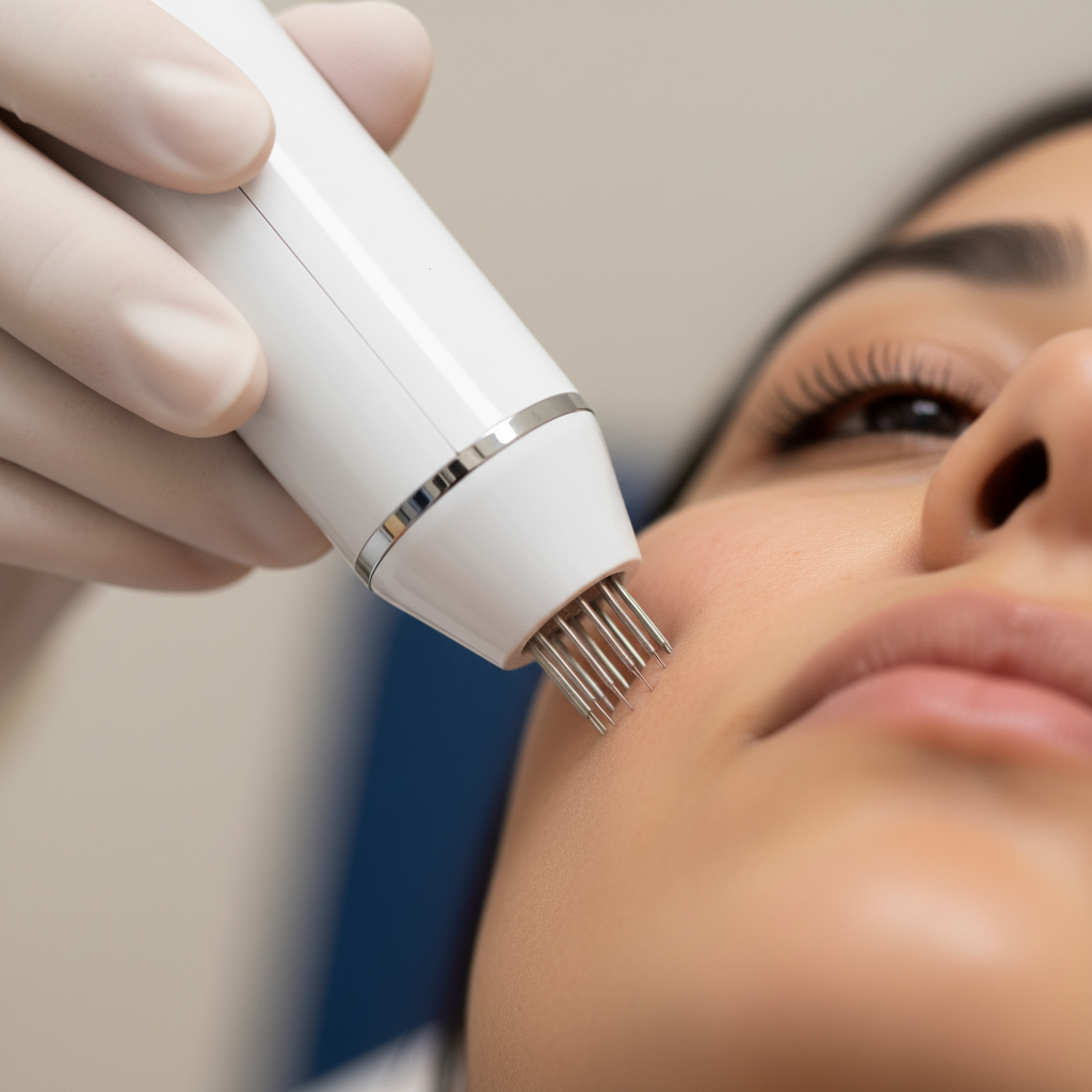 RF microneedling skin tightening